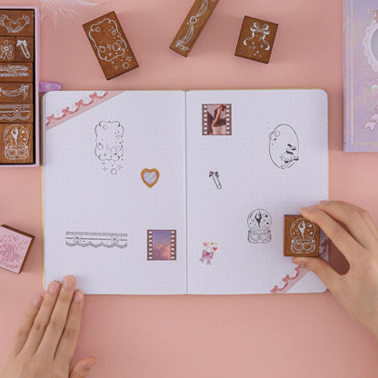 Tsuki ‘Sweet Ballet’ Bullet Journal Stamp Set ☾