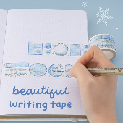 Tsuki ‘Winter Moonflower’ Washi Tape Set ☾