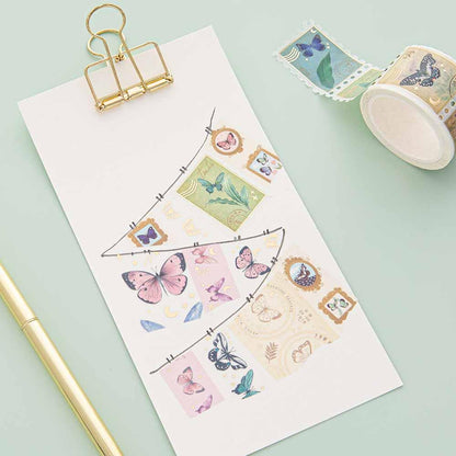 Tsuki ‘Flutter + Dream’ Washi Tape Set by Notebook Therapy x Pelinkan ☾