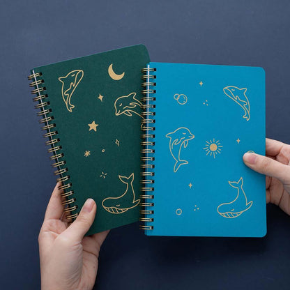Tsuki 'Ocean' Limited Edition Ring Bound Bullet Journal ☾