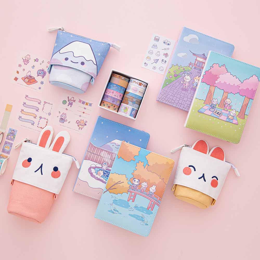 Tsuki ‘Four Seasons’ Bullet Journal Stamp Set ☾ @milkkoyo x NotebookTherapy