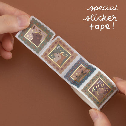 Tsuki ‘Forest Friends’ Washi Tape Set ☾