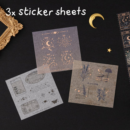 Tsuki ‘Moonlit Alchemy’ Washi Tape Set ☾