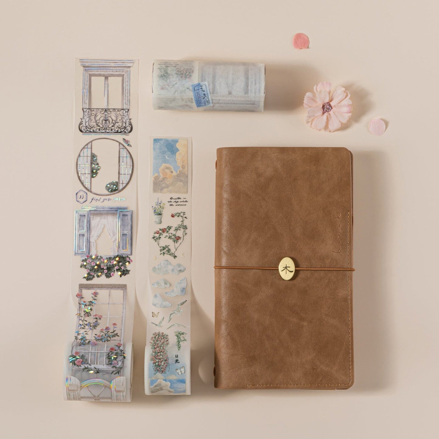 Hinoki - ‘Into the Sky’ PET Decorative Tape Set