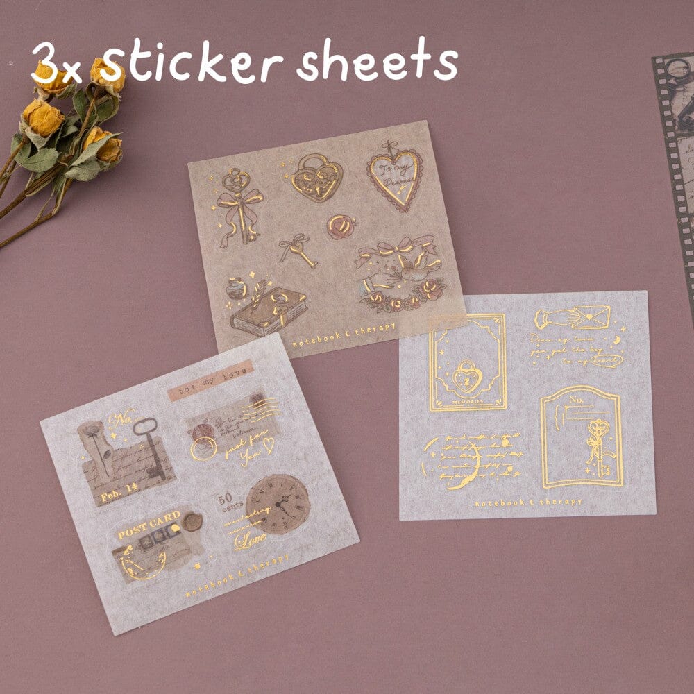 Tsuki ‘Love Lock’ Washi Tape Set ☾