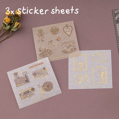 Tsuki ‘Love Lock’ Washi Tape Set ☾