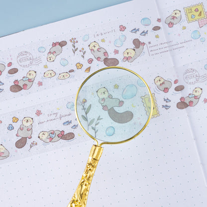 Tsuki ‘Otter Friends’ Washi Tape Set ☾