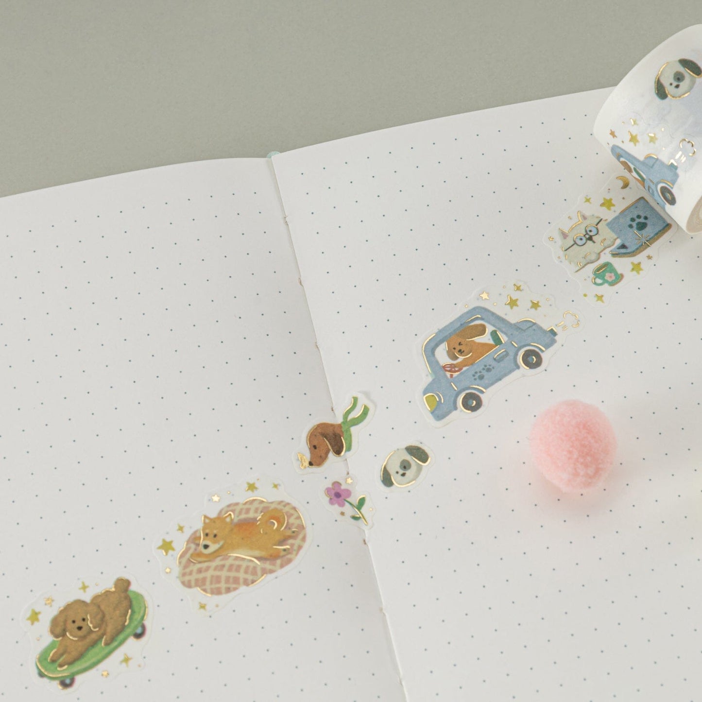 Tsuki ‘Puppy Life’ Travel Notebook Gift Set ☾