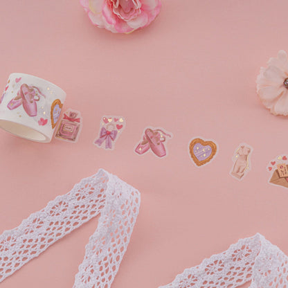 Tsuki ‘Sweet Ballet’ Washi Tape Set ☾