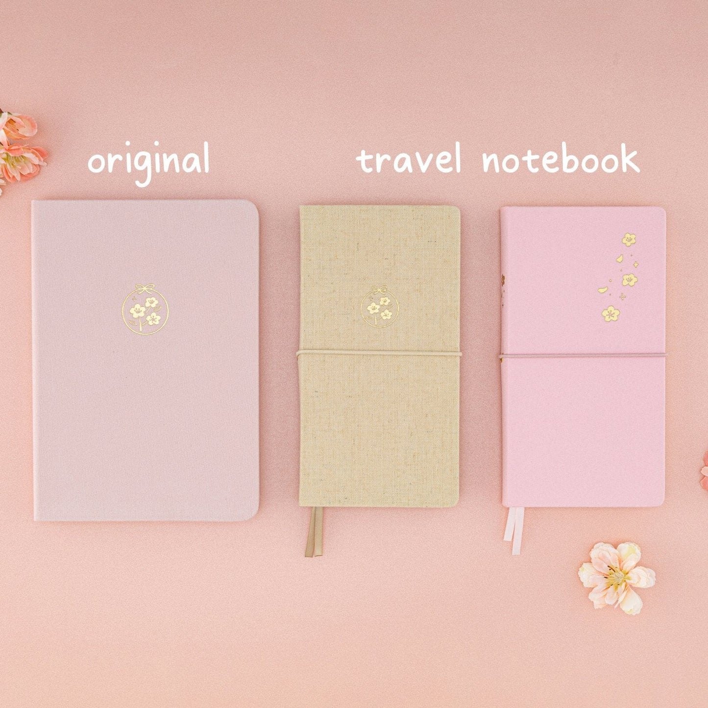 Tsuki ‘Sakura Breeze’ Travel Notebook Gift Set ☾