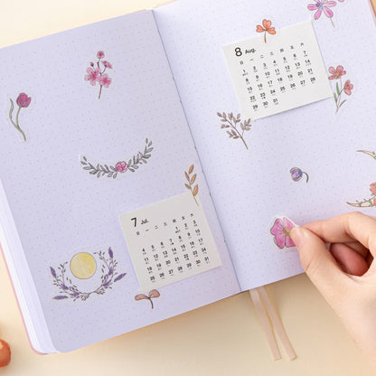 Tsuki ‘Watercolour Garden’ Stickers - Set Of 10