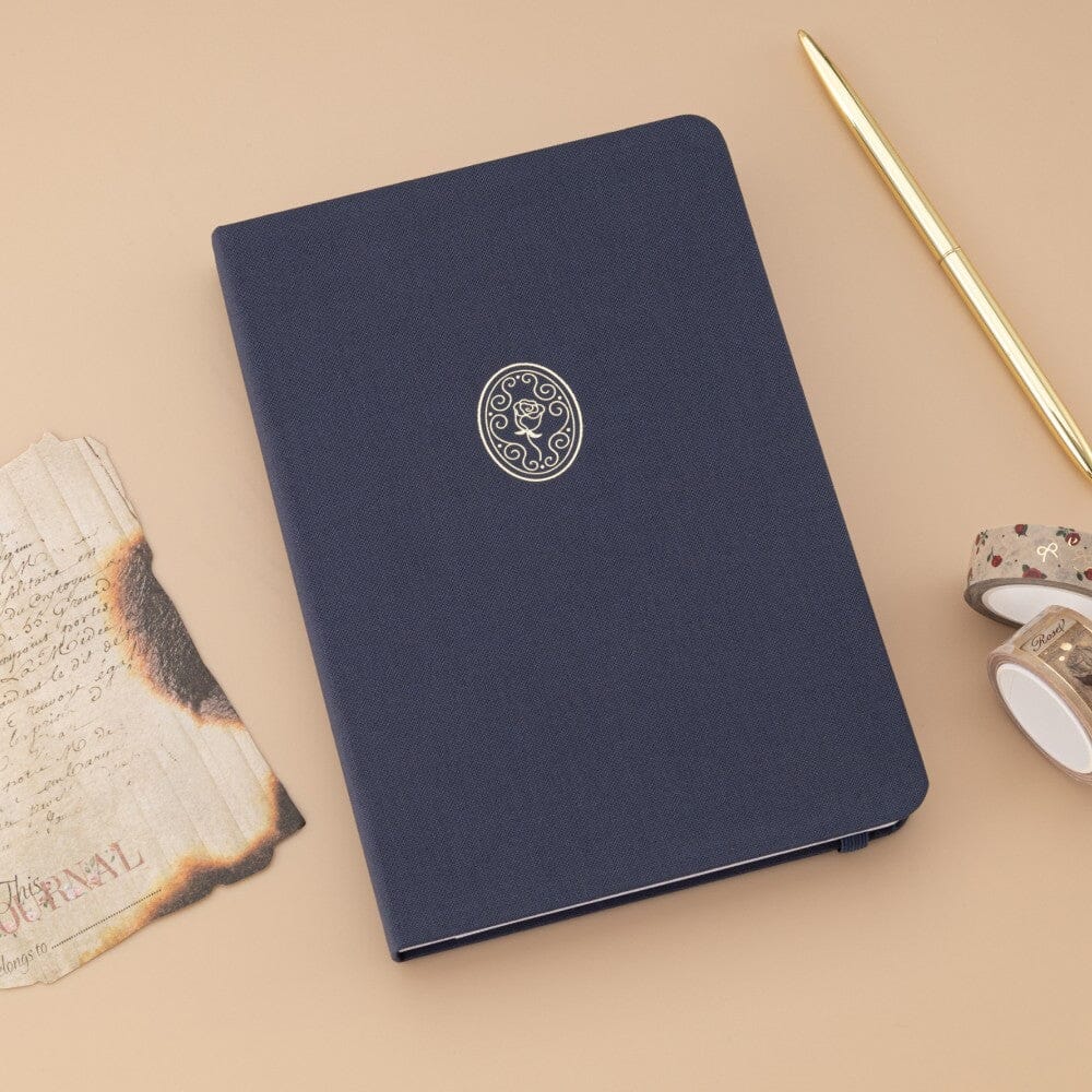 Tsuki ‘Vintage Rose’ Antique Blue Limited Edition Bullet Journal ☾