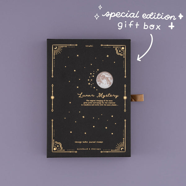 Tsuki ‘Lunar Mystery’ Bullet Journal Stamp Set ☾