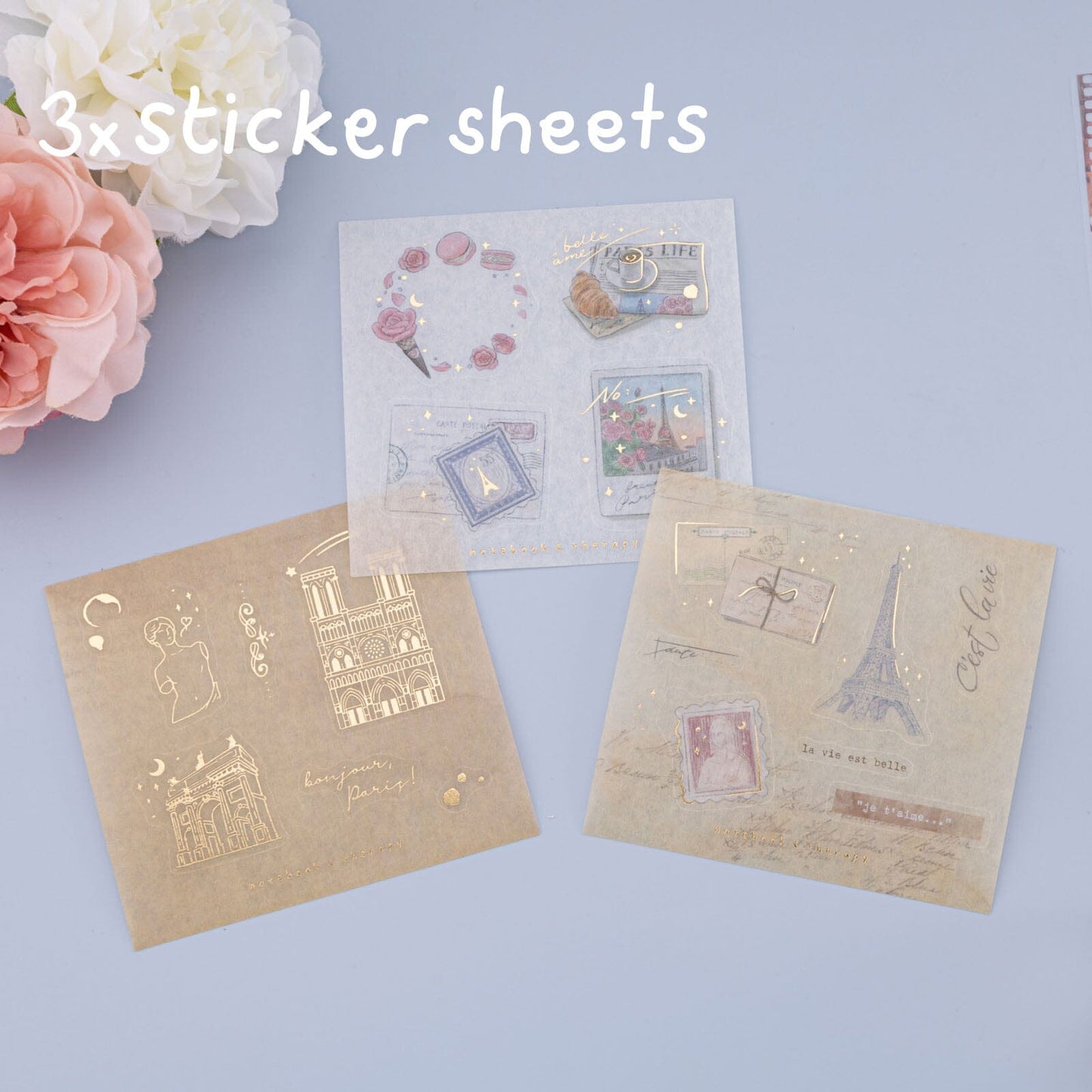 Tsuki ‘Journée à Paris’ Washi Tape Set ☾