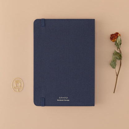 Tsuki ‘Vintage Rose’ Antique Blue Limited Edition Bullet Journal ☾