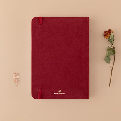 Tsuki ‘Vintage Rose’ Petal Red Limited Edition Bullet Journal ☾