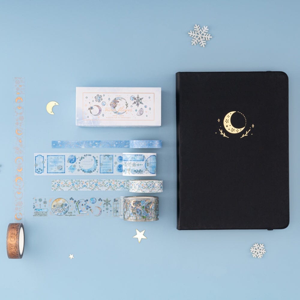 Tsuki ‘Winter Moonflower’ Washi Tape Set ☾