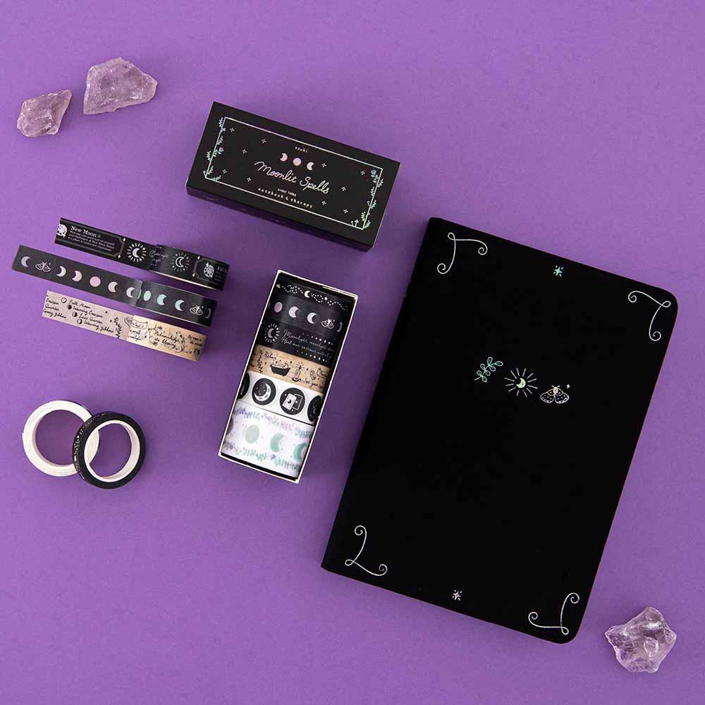 Tsuki ‘Moonlit Spell’ Limited Edition Holographic Bullet Journal ☾