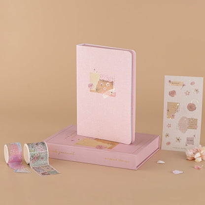 Tsuki Junk Journal Pink Spring Edition Notebook