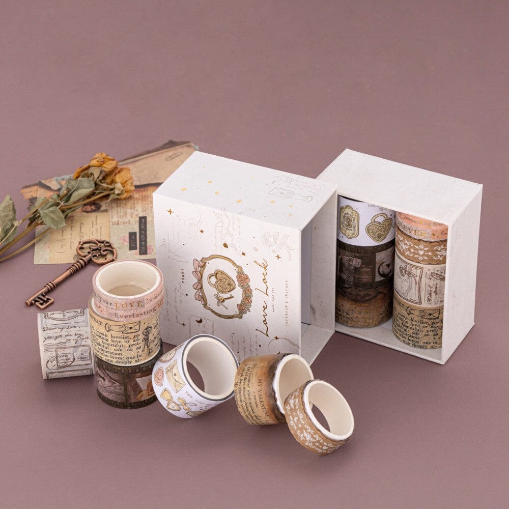 Tsuki ‘Love Lock’ Washi Tape Set ☾