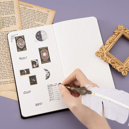 Tsuki ‘Moonlit Whisper’ Limited Edition Luxury Travel Notebook  ☾