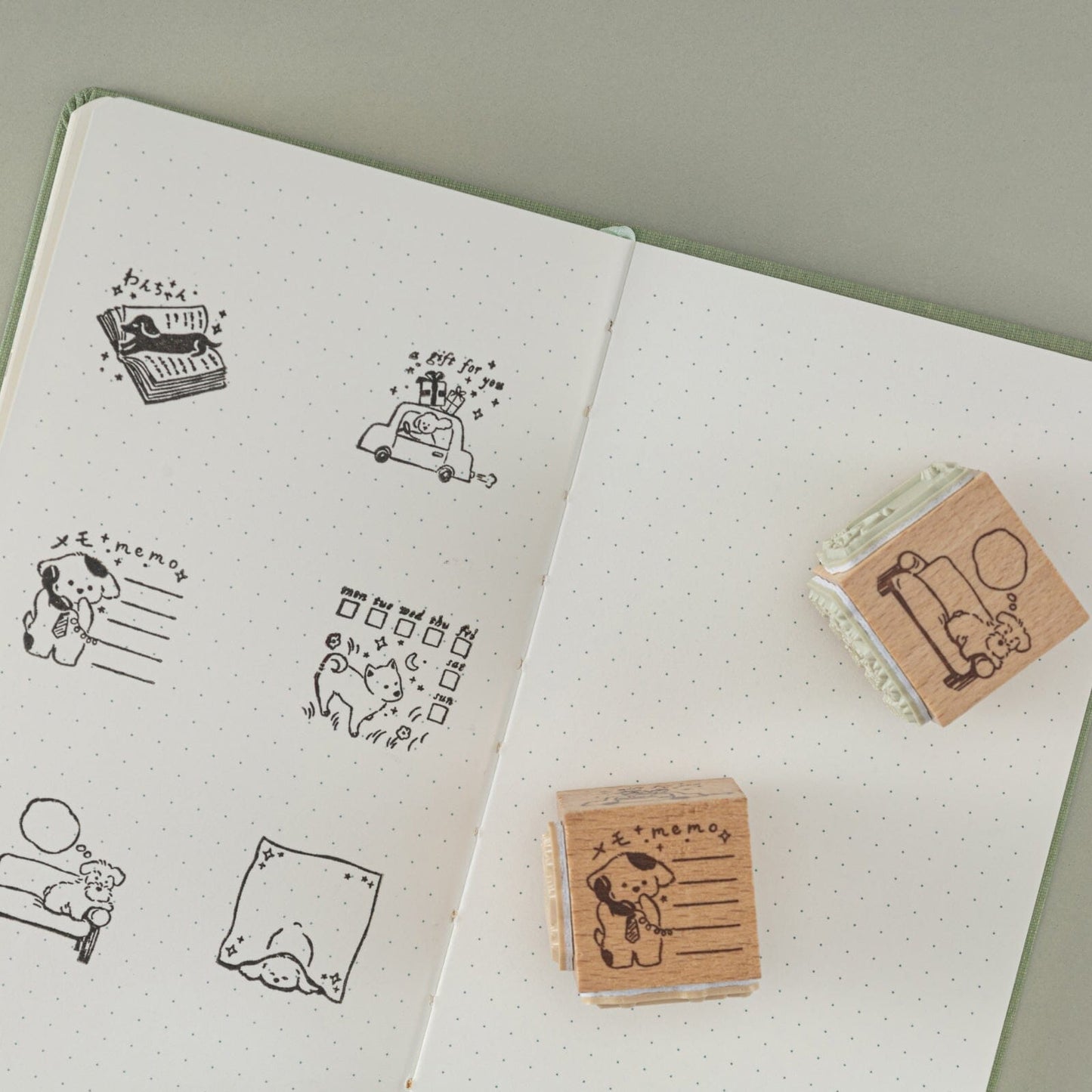 Tsuki ‘Puppy Life’ Travel Notebook Gift Set ☾