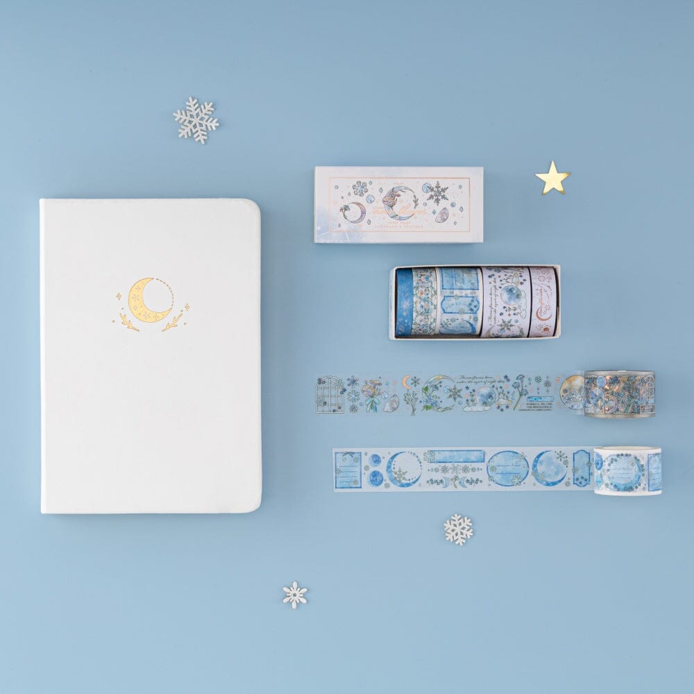 Tsuki ‘Winter Moonflower’ Washi Tape Set ☾