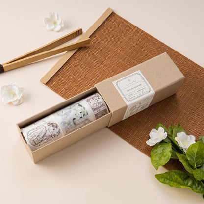 Hinoki - ‘Into the Tea Room’ PET + Washi Tape Set