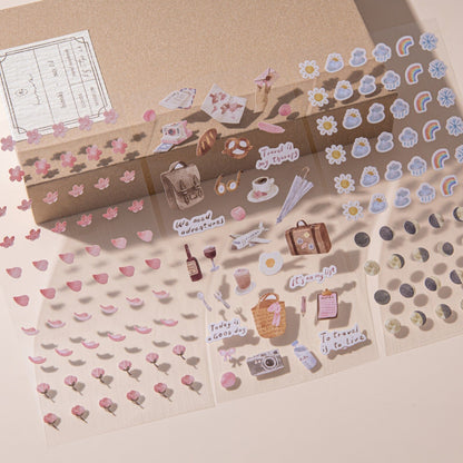 Hinoki - ‘Into the Blossom’ Mixed Insert + Sticker Set