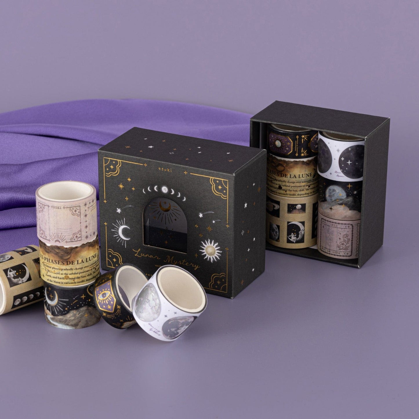Tsuki ‘Lunar Mystery’ Washi Tape Set ☾
