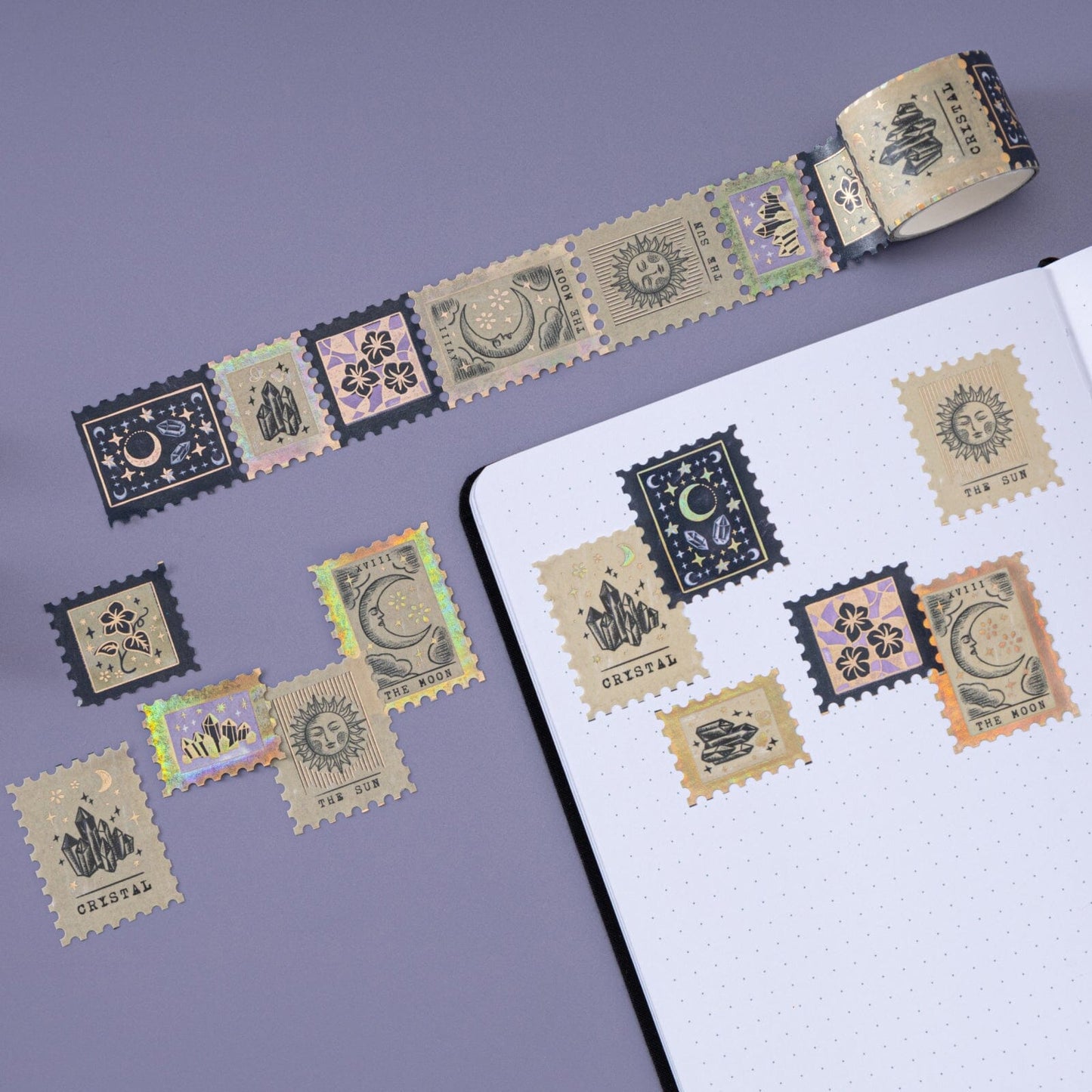 Tsuki ‘Moonflower Magic’ Washi Tape Set ☾