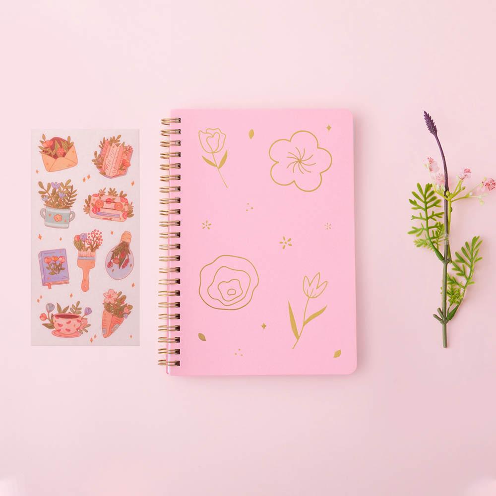 Tsuki 'Floral' Limited Edition Ring Bound Bullet Journal ☾