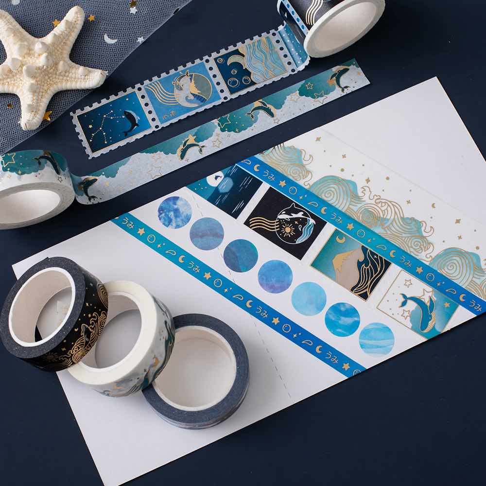 Tsuki 'Ocean Edition' Washi Tape Set ☾