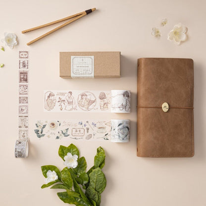 Hinoki - ‘Into the Tea Room’ PET + Washi Tape Set