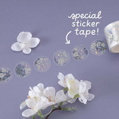 Tsuki ‘Moonflower Magic’ Washi Tape Set ☾