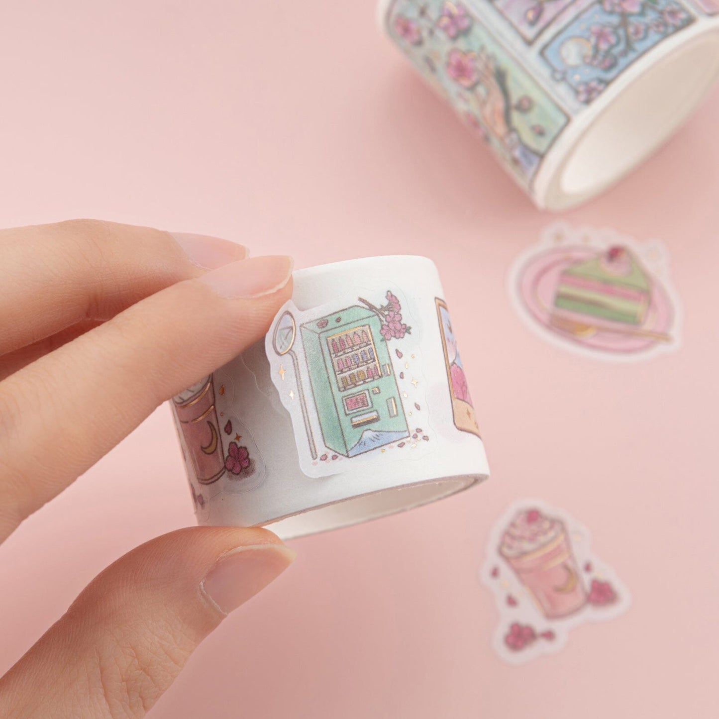 Tsuki ‘Sakura Days’ Washi Tape Set ☾