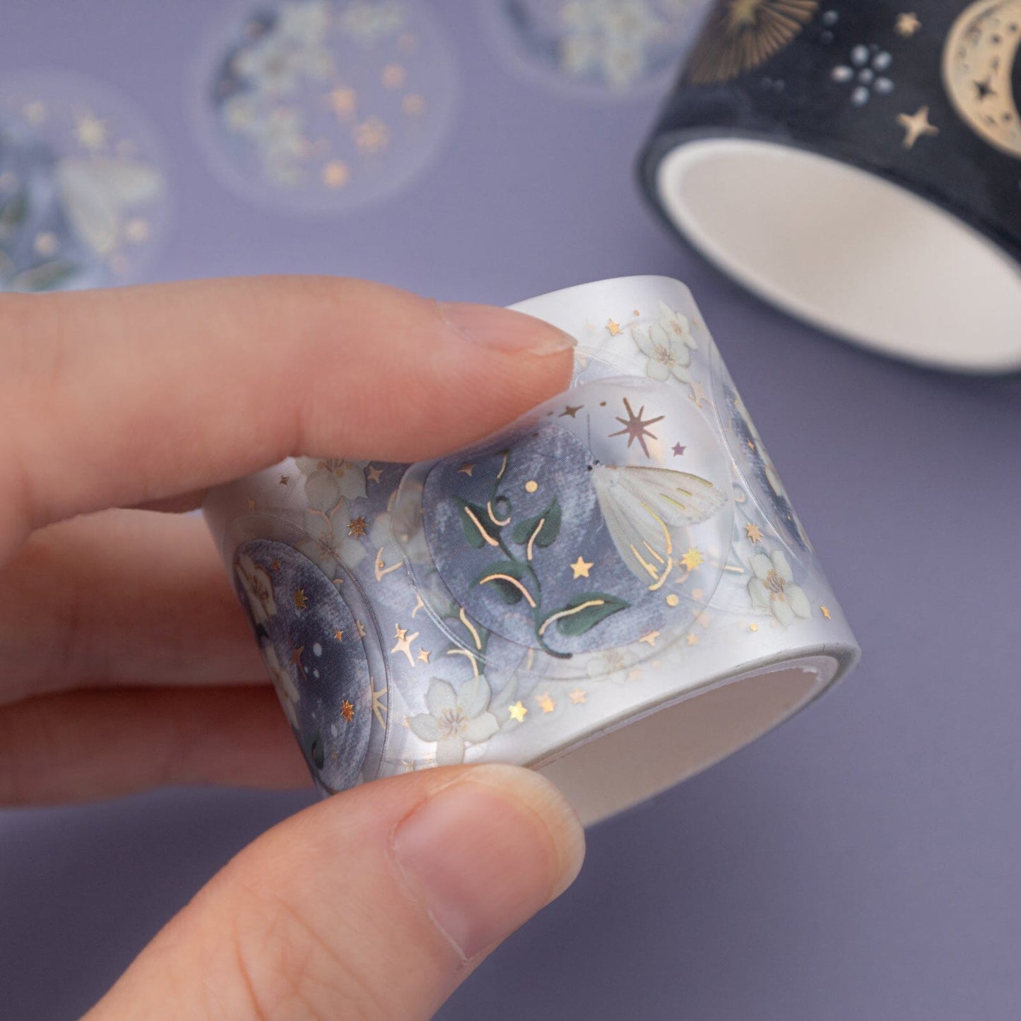 Tsuki ‘Moonflower Magic’ Washi Tape Set ☾