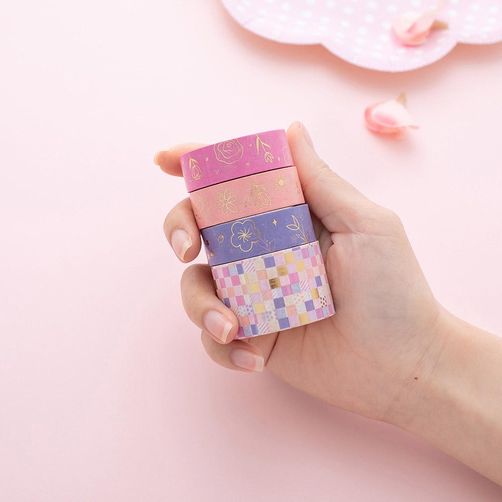 Tsuki 'Floral' Washi Tapes + Stickers Set ☾