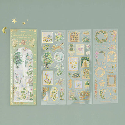 Tsuki ‘Secret Garden’ 3D Foil Sticker Set ☾