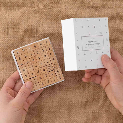 Tsuki Bullet Journal Typewriter Style Alphabet Stamp Set ☾