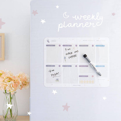 Tsuki Reusable Weekly Wall Planner ☾
