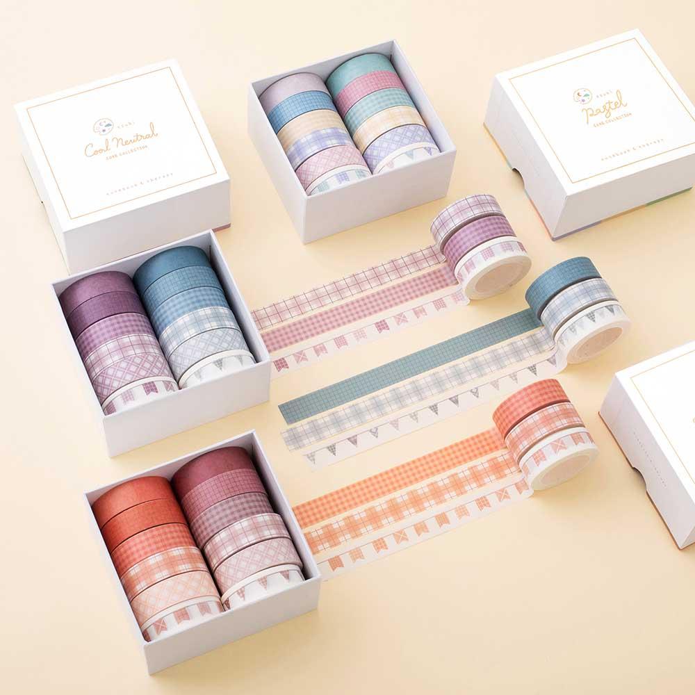 Tsuki Core Color Washi Tape Sets ☾