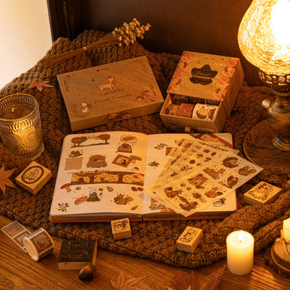 Tsuki ‘Forest Friends’ Washi Tape Set ☾