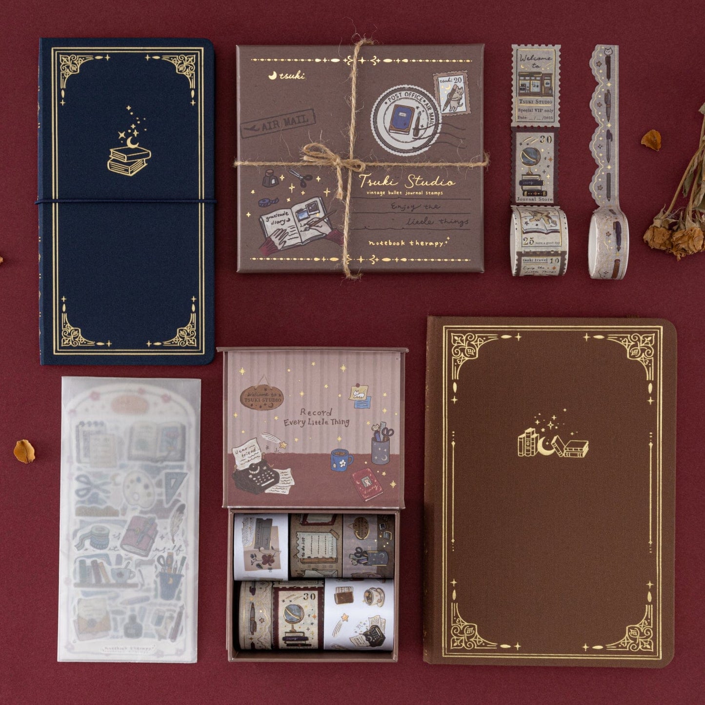 Tsuki ‘Tsuki Studio’ Washi Tape Set ☾