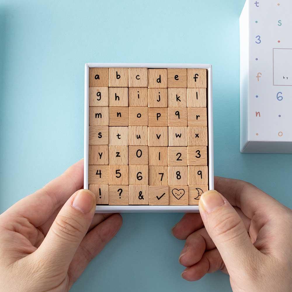 Tsuki Bullet Journal Alphabet Stamp Set ☾