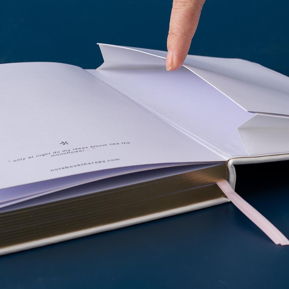 Tsuki 'Moonflower' Winter Limited Edition Luxury Bullet Journal ☾