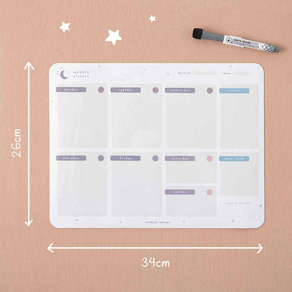 Tsuki Reusable Weekly Wall Planner ☾