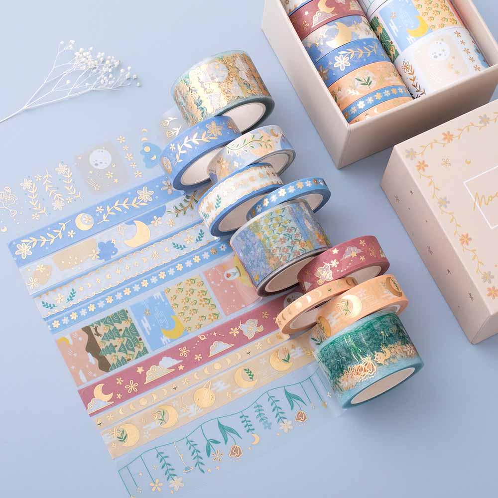 Tsuki ‘Moonflower’ Washi Tape Set ☾