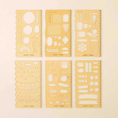 Tsuki Bullet Journal Stencil Set ☾