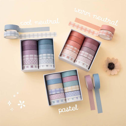 Tsuki Core Color Washi Tape Sets ☾